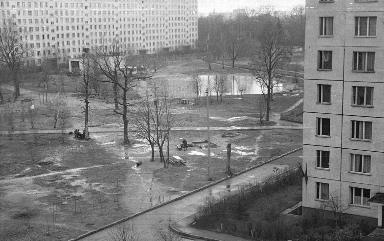 Застройка района Вешняки в 1960-х годах