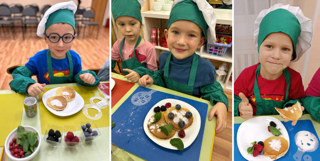 Мастер-класс по приготовлению панкейков провели в детском саду на юго-западе Москвы  фото