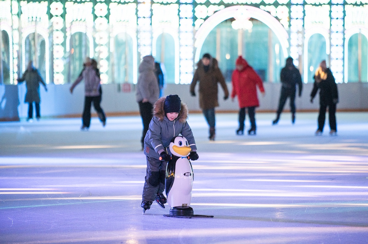 Новые платные катки в московских парках стали очень популярны у жителей  фото