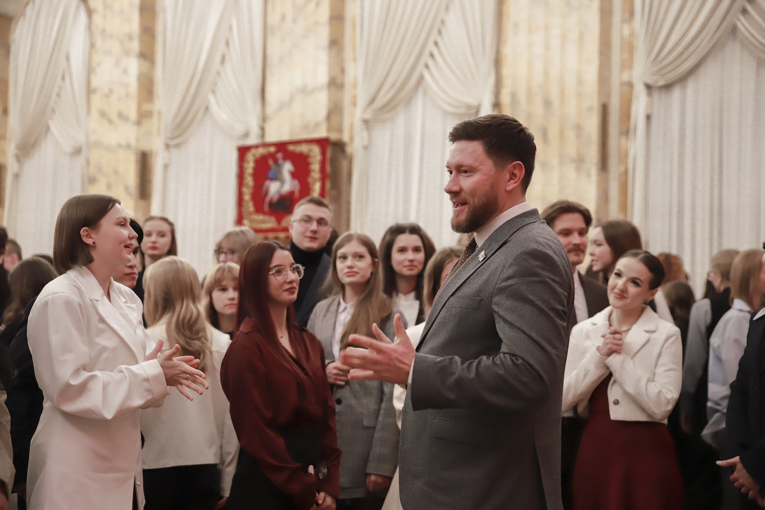 В мэрии Москвы прошли церемонии вступления студентов в программу &laquo;Именная стипендия правительства Москвы&raquo;  фото