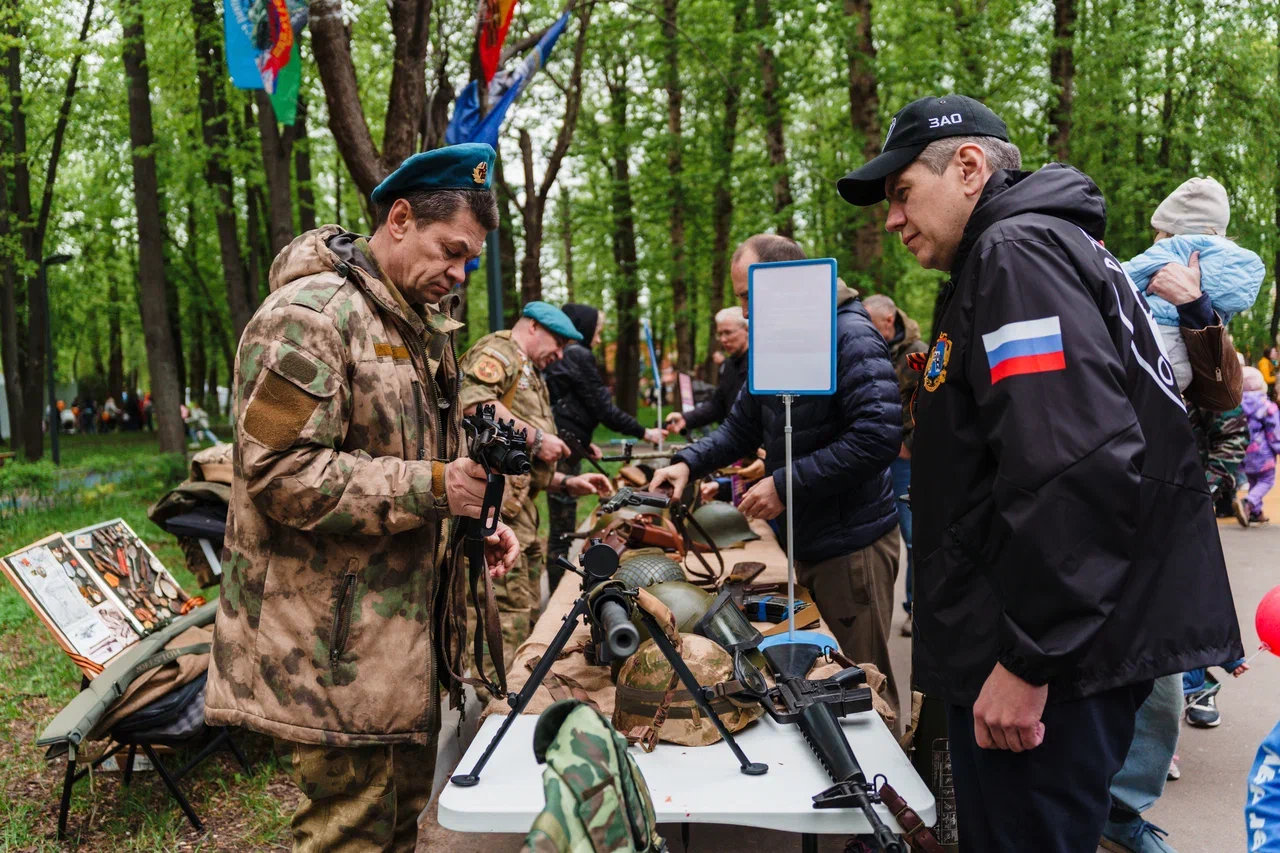 Детский парк &laquo;Фили&raquo; стал одной из главных площадок празднования Дня Победы в ЗАО  фото