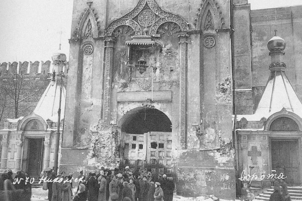 Октябрьские бои в Москве Октябрьские бои в Москве фото
