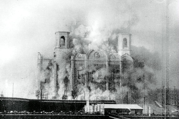 Храм Христа Спасителя: 85 лет со дня взрыва, фото