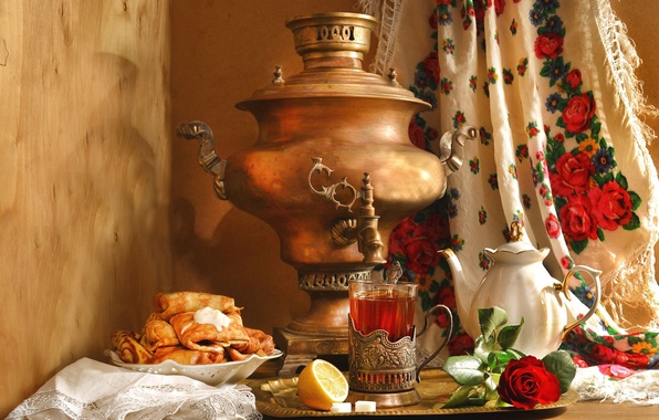На Масленицу москвичи выпьют 200 литров чая, фото