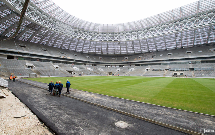 В Москве практически завершена реконструкция стадиона «Лужники», фото