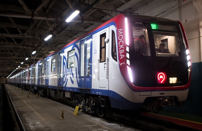 В столичном метро запустили поезд нового поколения «Москва»‍, фото