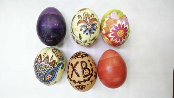 Как украсить яйца к Пасхе, фото