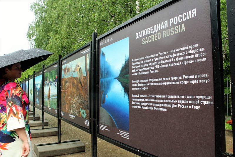 В Лианозовском парке открылась выставка «Заповедная Россия», фото