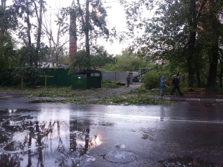 В Москве в результате урагана погиб 1 человек, трое пострадали, фото