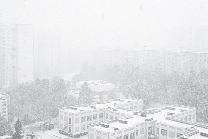 В ночь на 27 октября в Москве выпадет до 5 см снега, фото
