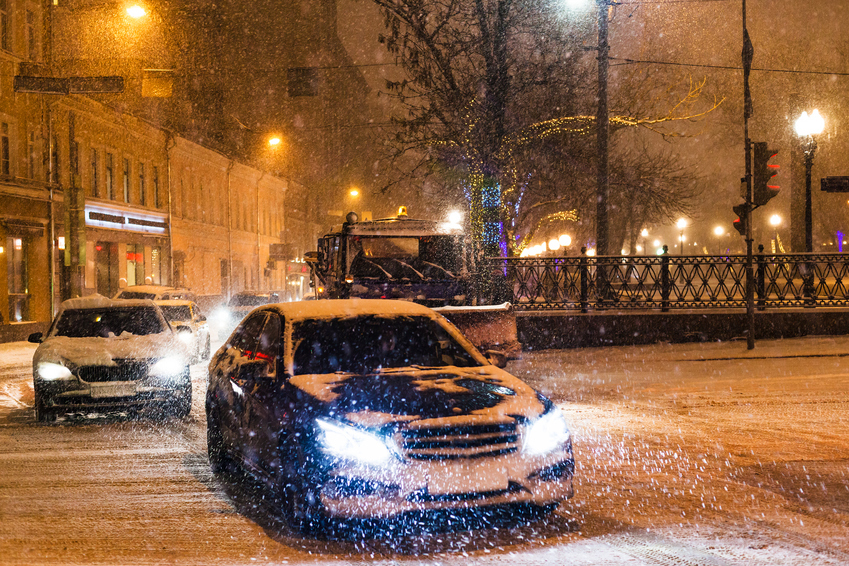 Пробки в Москве достигли 8 баллов из-за сильного снегопада‍, фото