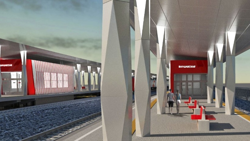 Вестибюль ж/д станции «Варшавская» будет выполнен в стиле авангард, фото