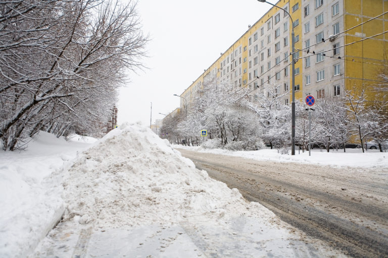 Прошедшая зима в Москве заняла второе место по осадкам за 140 лет‍, фото
