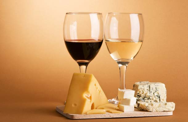 Вино и  сыр, фото