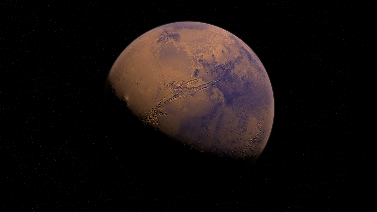 С 17 по 20 сентября можно будет наблюдать сближение Луны с Марсом, фото