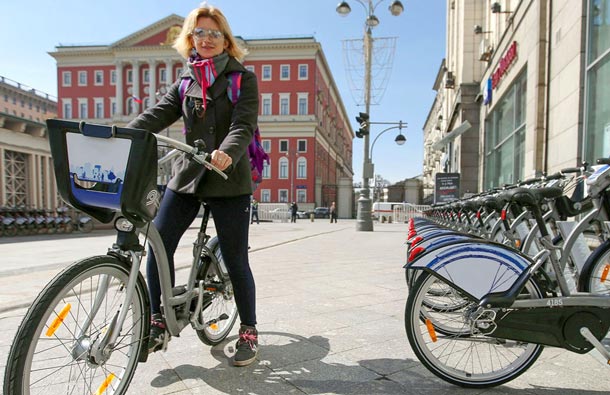 Велопрокат в Москве установил рекорд, фото