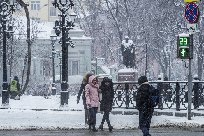 Москву ждут морозы и аномально высокое давление, фото