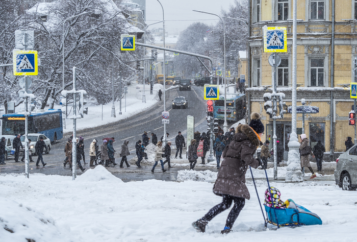 Морозная и снежная погода ожидает москвичей 26 декабря, фото