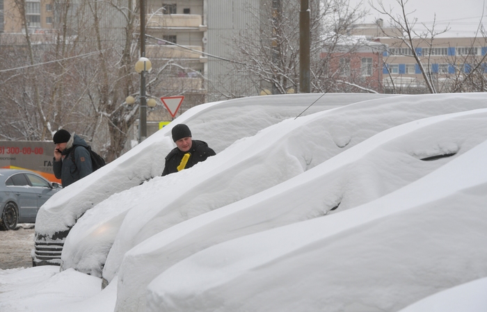 «Желтый» уровень опасности объявлен в Москве на субботу из-за метели, фото