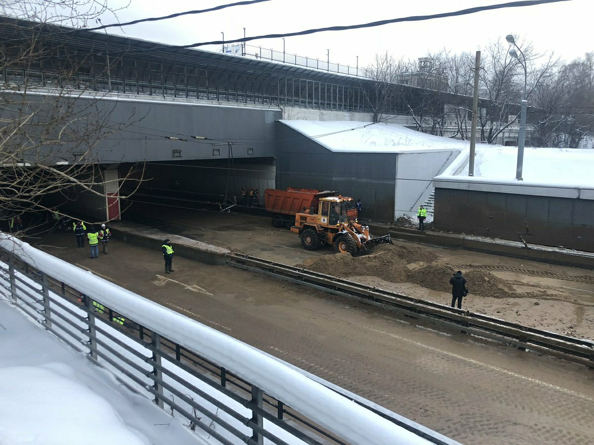 Строительные работы у Тушинского тоннеля начнут в феврале, фото