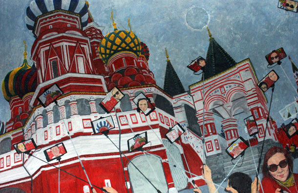 «Галс-Девелопмент» и арт-группа «Сезон» представят 100 художественных полотен о Москве, фото