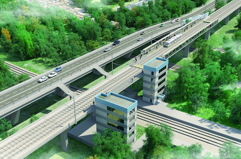 На юге Москвы построят трамвайный мост, фото