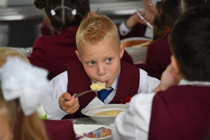 Чиновница назвала питание детей в школах делом родителей, фото