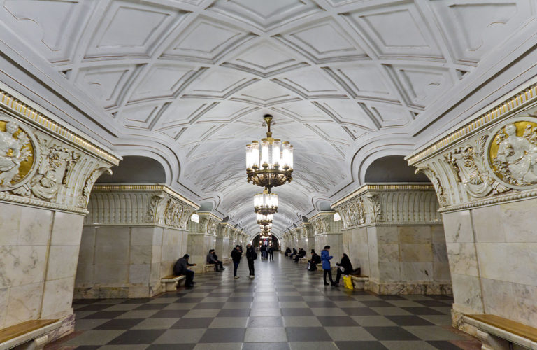 Станция метро «Проспект Мира» Кольцевой линии закрыта на вход, фото