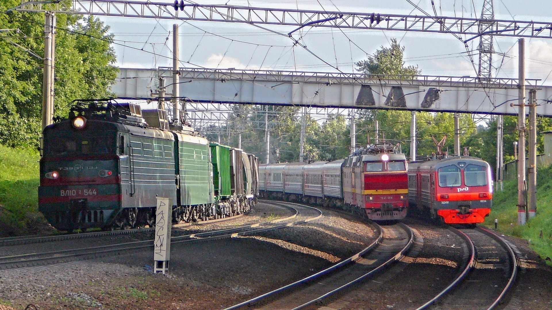 Поезда Курского направлении МЖД следуют с увеличенными интервалами, фото