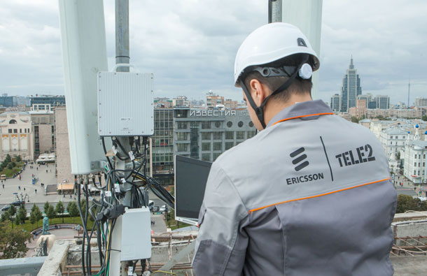 Tele2 и Ericsson запустили 5G на Тверской, фото