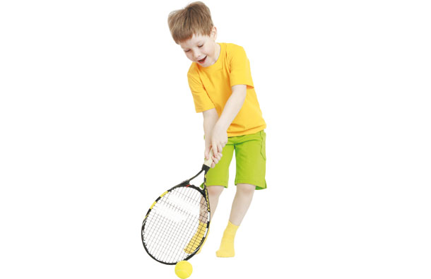 Большой теннис для маленьких детей, фото