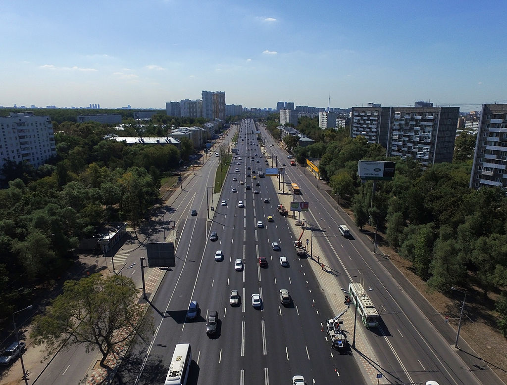 Выделенную полосу на Ярославском шоссе продлят в область, фото