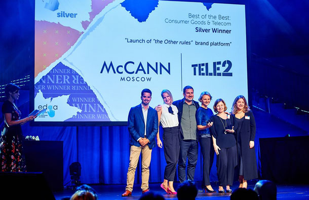 Tele2 первая в России получила сразу две европейские награды Effie, фото