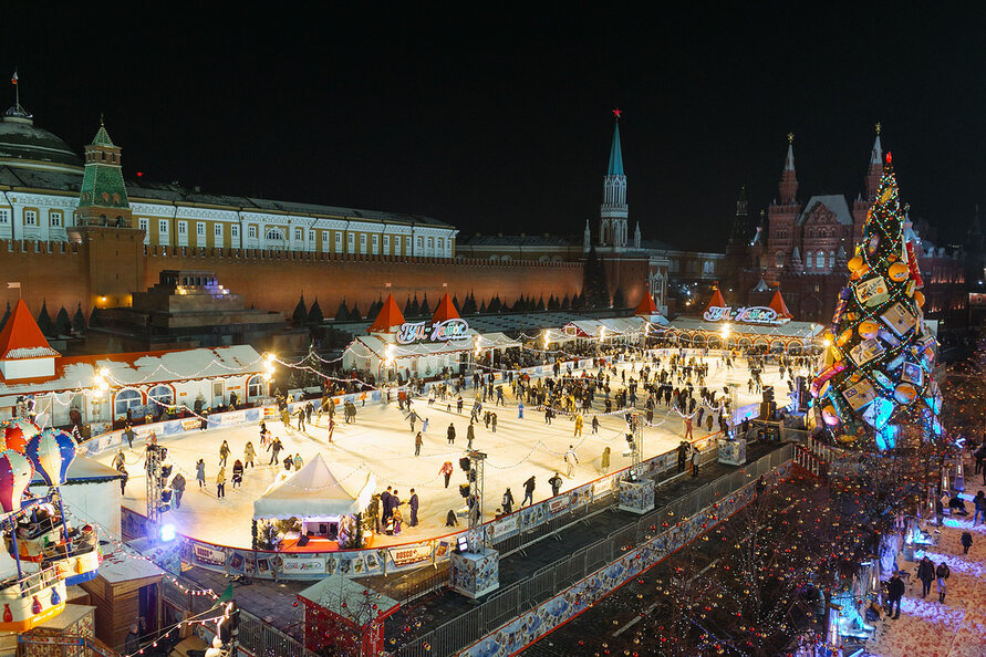 29 ноября на Красной площади состоится торжественное открытие 14-го сезона ГУМ-Катка, фото