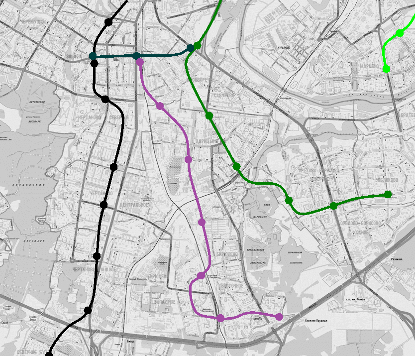 Утверждена трассировка Бирюлевской линии метро, фото