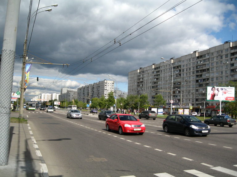 В Москве реконструируют развязку МКАД с Алтуфьевским шоссе, фото