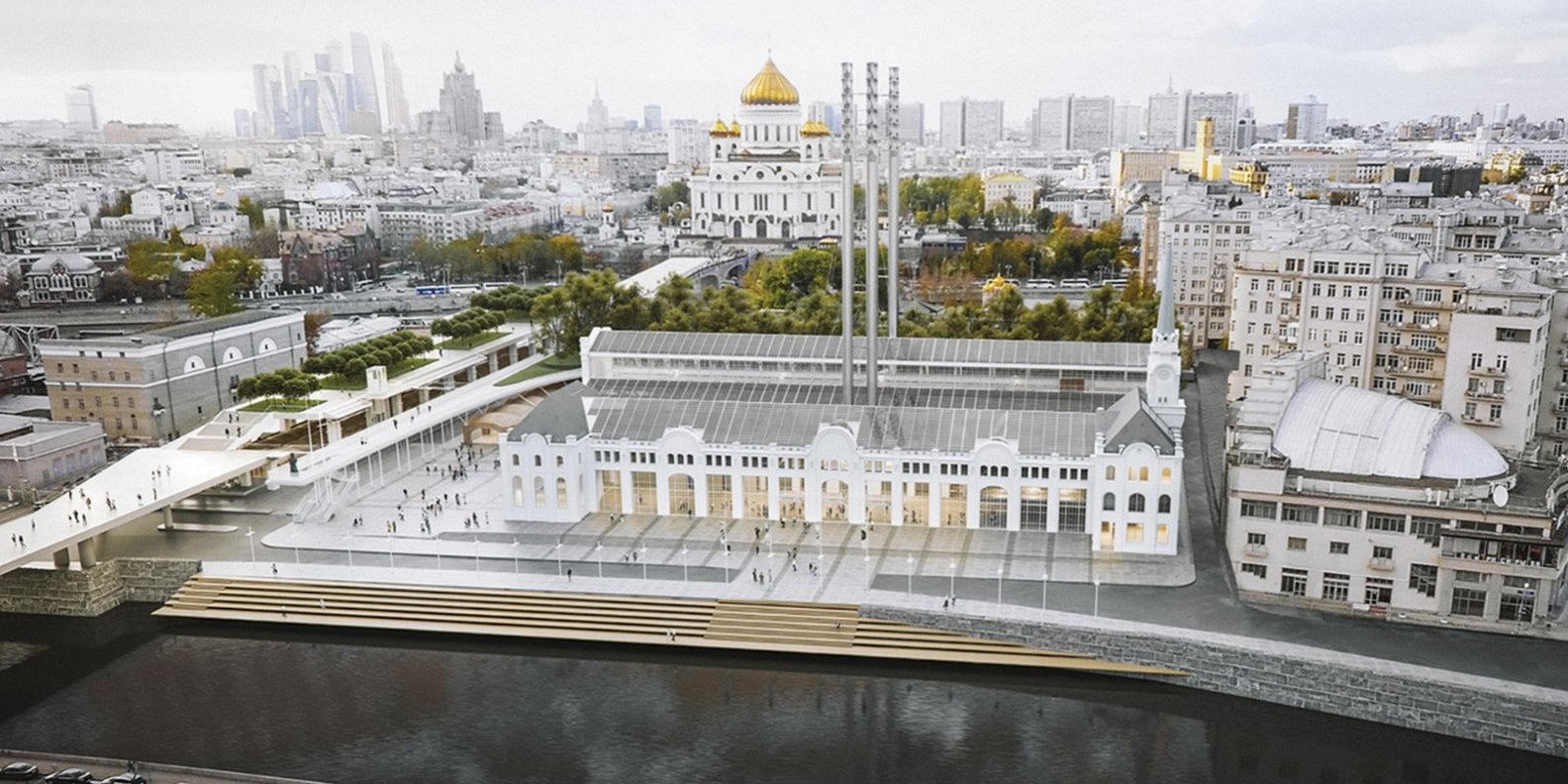 Андрей Бочкарёв: Завершена реконструкция здания бывшей ГЭС-2 в центре Москвы, фото