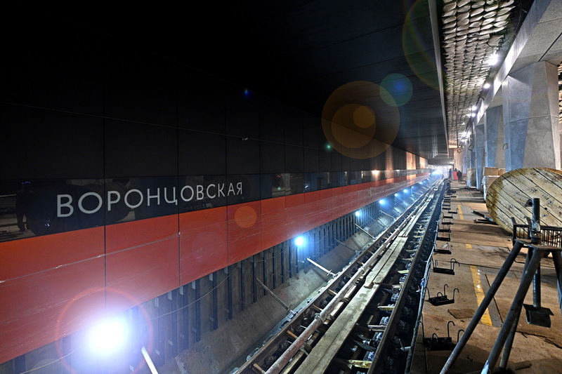 Андрей Бочкарёв: Южный участок Большой кольцевой линии метро готов почти на 90%, фото
