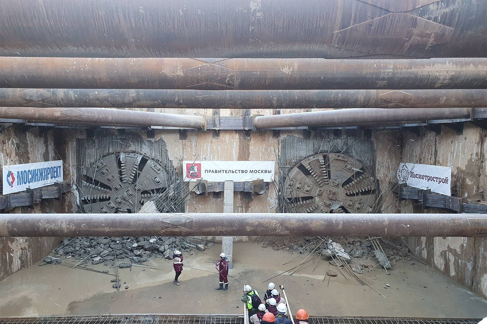 Андрей Бочкарёв: Проходка тоннелей салатовой линии метро велась под объектами транспортной инфраструктуры города, фото