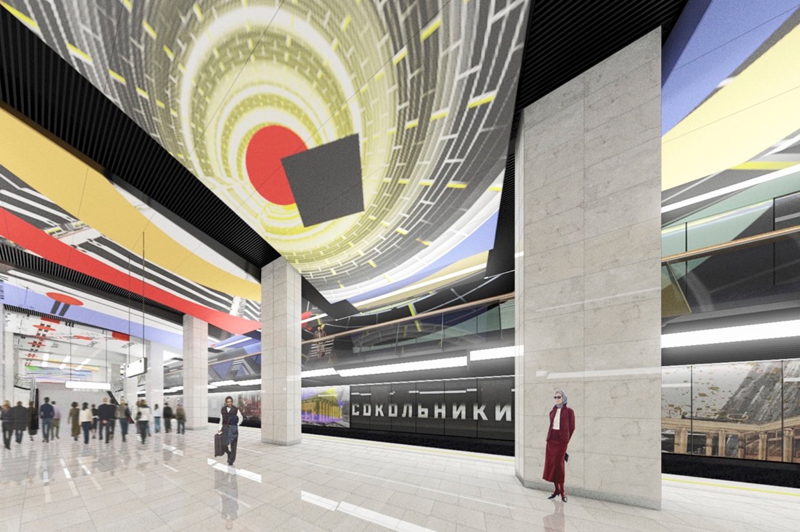 Станция БКЛ «Сокольники» откроется в 2022 году, фото