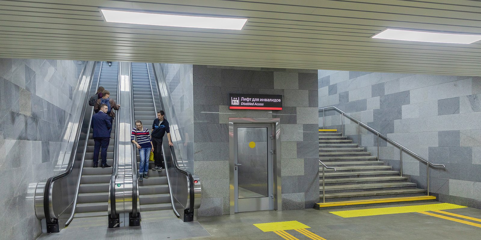 Два лифта установят в пешеходном переходе в районе Ховрино , фото