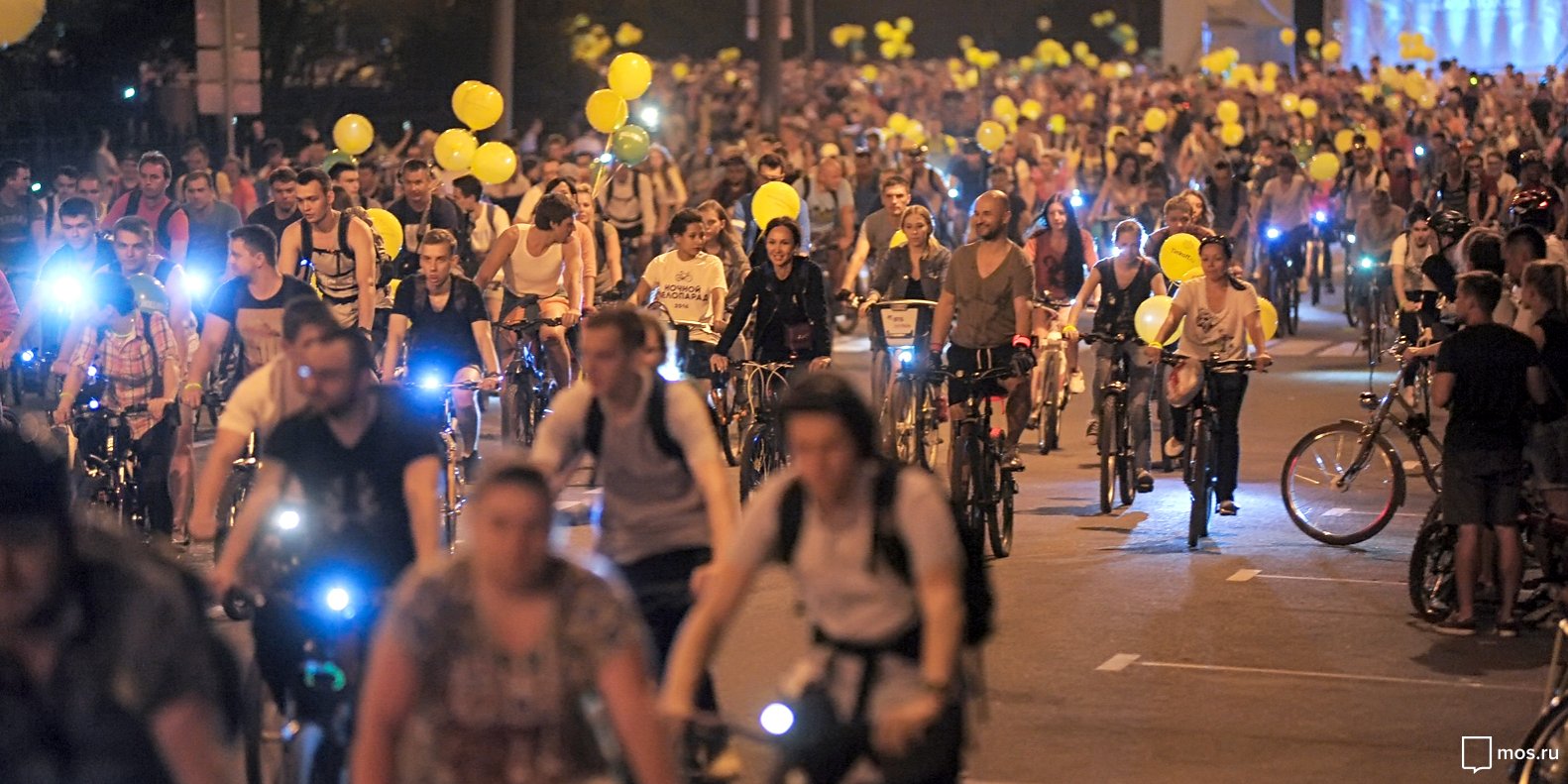 Ночной велофестиваль пройдет в Москве 9 июля, фото