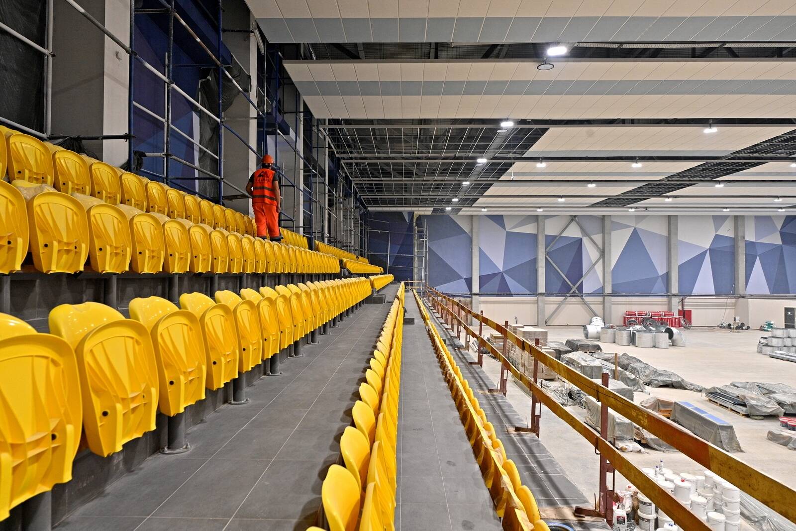 Дворец спорта в Некрасовке достроят в начале 2023 года, фото