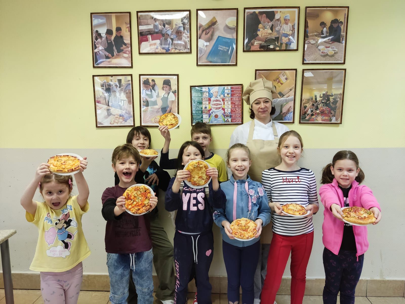 Благодаря кулинарному мастер-классу «Верона» школьники стали пиццайоло, фото