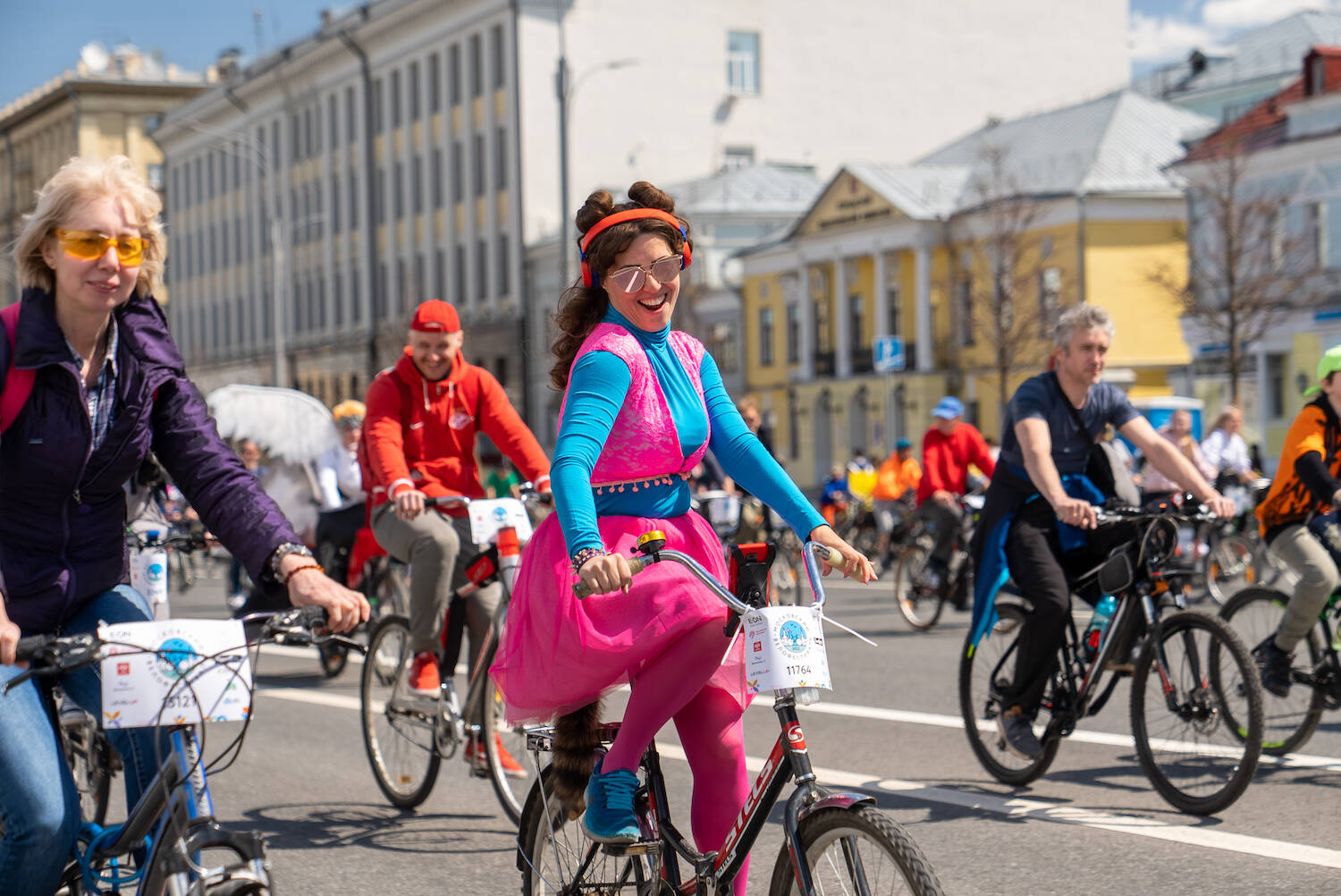 Московский велофестиваль в мае