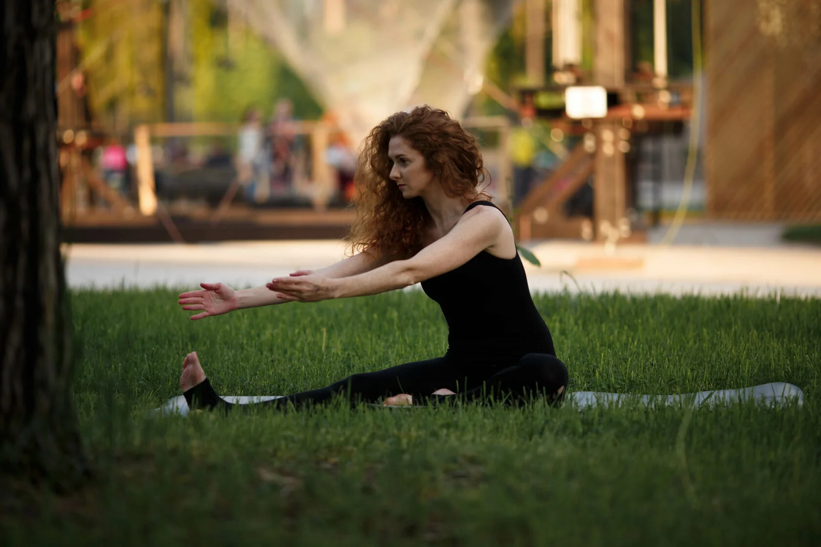 Йога в парках Москвы