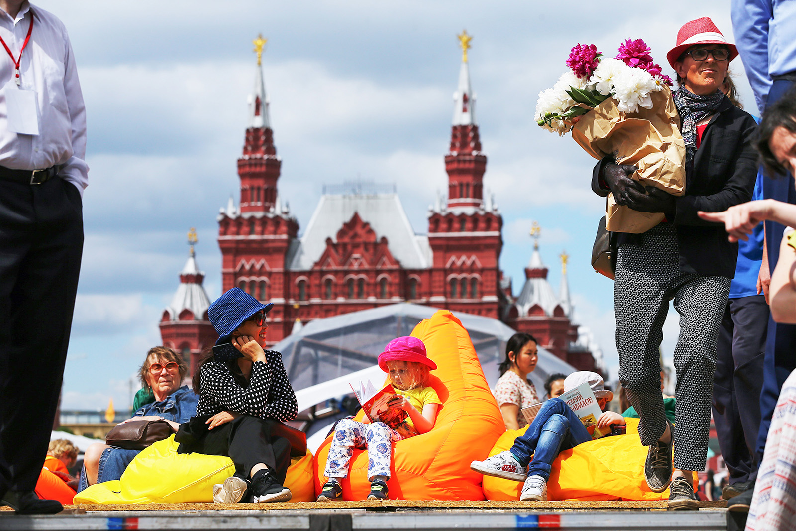 В Москве стартовал книжный фестиваль «Красная площадь», фото