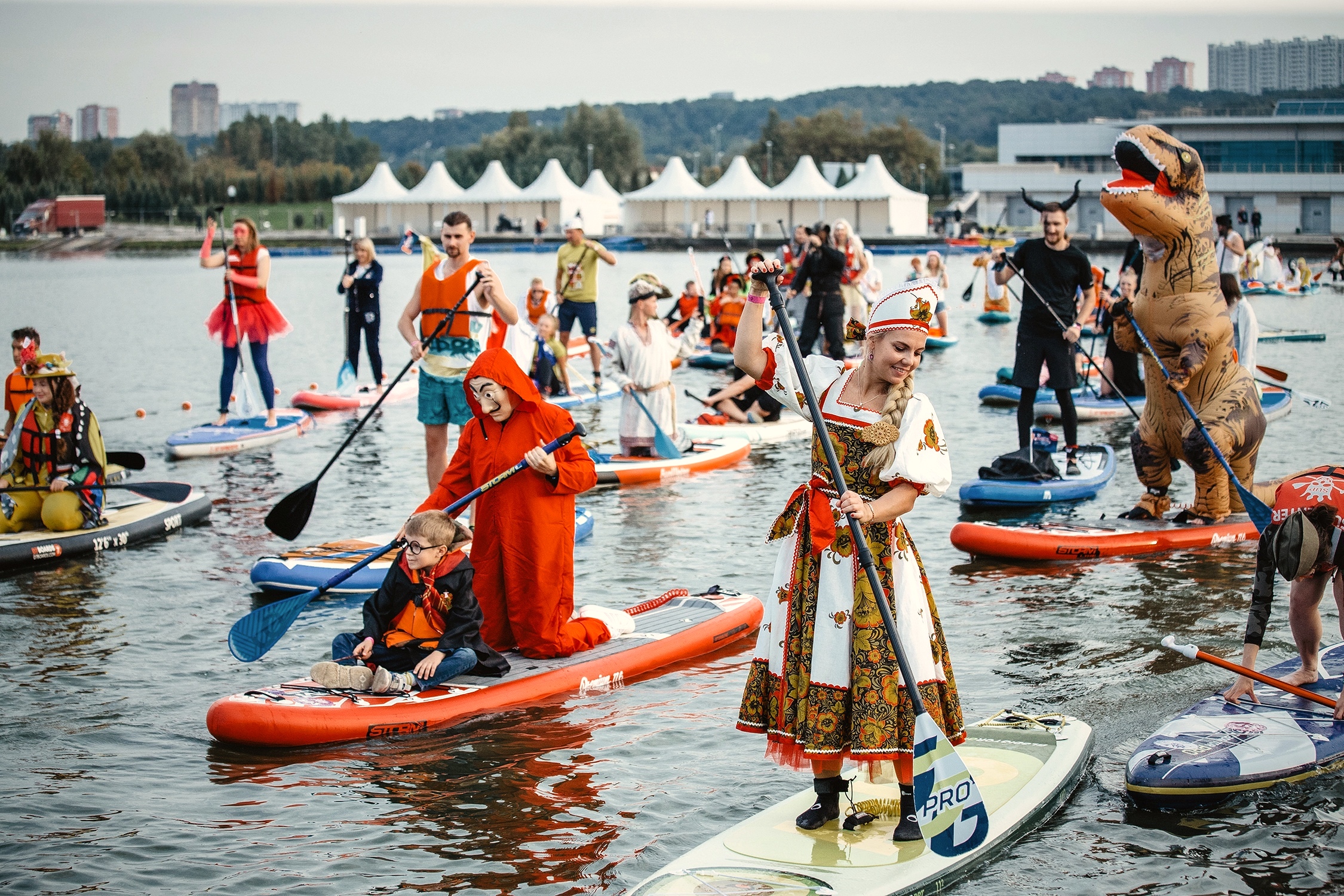 Масштабный фестиваль водных видов спорта «Открытая вода» на Гребном канале в Москве