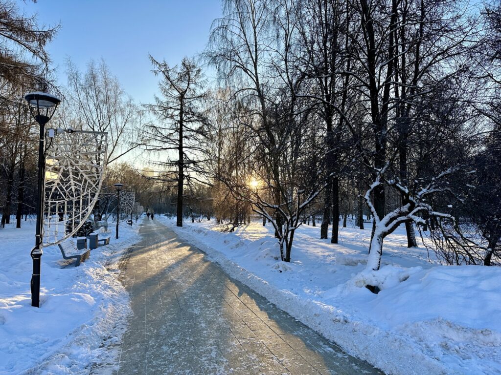 Ботанический Сад — ВДНХ: рабочий, колхозница и Эйфелева башня  фото