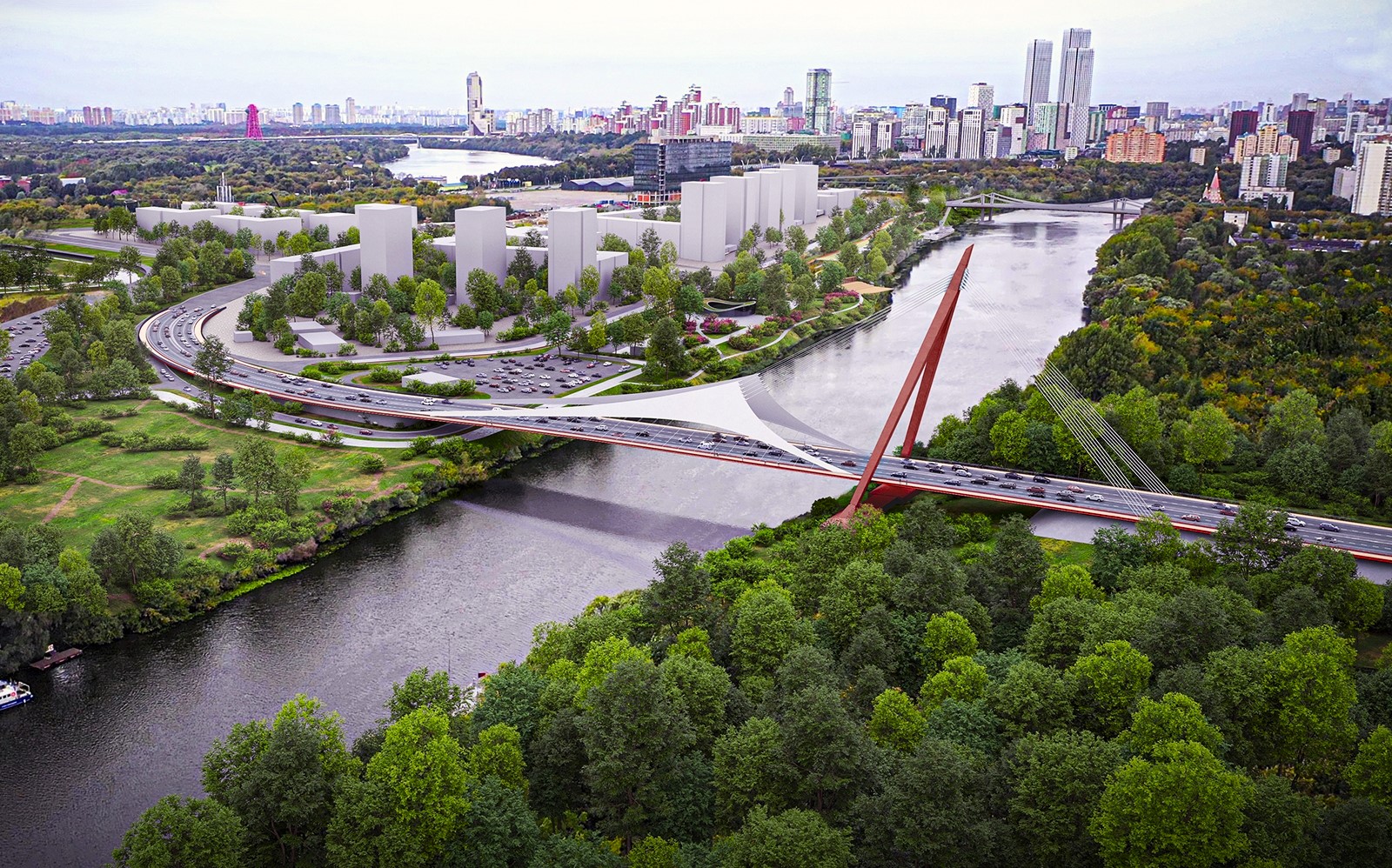 В столице построят семь автомобильных мостов, фото